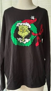 Dr. Suess Michael Simon Damen Größe Medium Weihnachten Grinch Langarm T-Shirt - Bild 1 von 5
