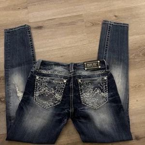 Miss Me Cuffed Skinny Je1300ckn Jeans Größe 27 - Bild 1 von 14