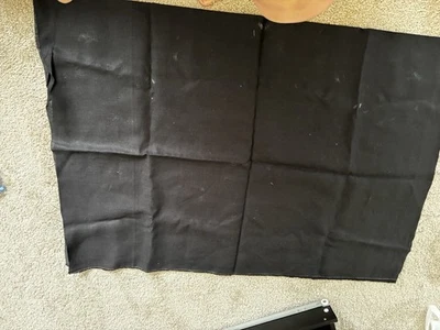 Tecido jeans preto de alta qualidade – Sarja de algodão média pesada para jaquetas, bolsas - Imagem 1 de 2