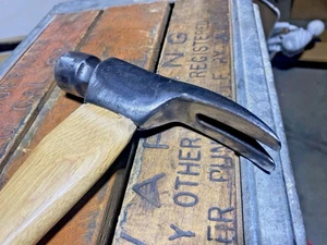 Vintage California 21 Oz Framing Hammer Milled Face & Hickory Handle ,Hart? - Picture 1 of 20