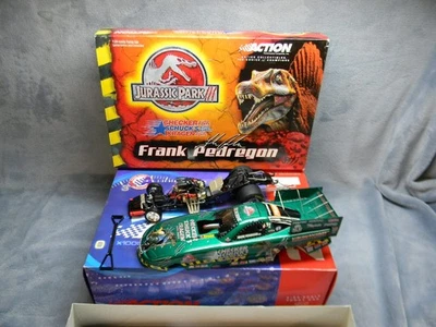 1/24 2001 FRANK PEDREGON JURASSIC PARK III ACTION LIMITED FIREBIRD FUNNY CAR-MIB - Image 1 of 4