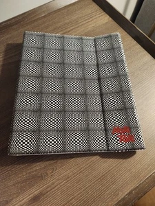 Vintage Note Tote Trapper Keeper Geometric Hypnotic Design Excellent Condition! - Picture 1 of 5