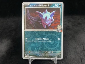 TEAM ROCKET'S NIDORAN 114/182 REVERSE HOLO COMMON SV10 - DESTINED RIVALS NM - Foto 1 di 2
