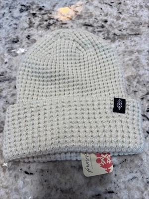 Free People Movement Girl's COOL DOWN Beanie Ivory White - Image 1 of 4