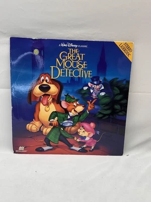 Vintage Disney The Great Mouse Detective Laserdisc Animated Movie 1986 Stereo - Image 1 of 3