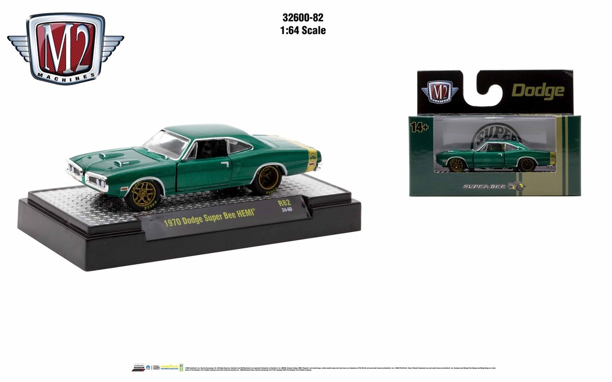 M2 Machines Dodge Contemporary Manufacture Diecast Cars for