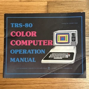 1980 Vintage Original TRS-80 Color Computer Operation Manual Catalog No. 26-3002 - Picture 1 of 7