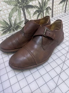 TIMBERLAND Wodehouse Cuero Marrón Suave Monje Correa Hebilla Zapatos Para Hombres Talla EE. UU. 7 - Imagen 1 de 18