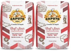 Chefs Flour 2.2 Pound (Pack of 2) - Italian Double Zero 00 - Soft Wheat for P... - Picture 1 of 9