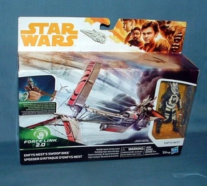 STAR WARS, FORCE LINK 2, ENFYS NEST'S SWOOP BIKE SET - 2017 - NEW - Picture 1 of 4