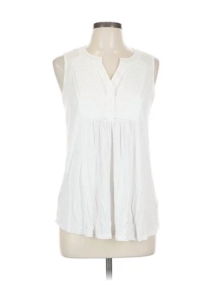 Blusa Willi Smith feminina branca sem mangas G - Imagem 1 de 4