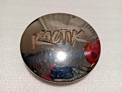 Tapa central de rueda personalizada cromada Kaotik Wheels # 11363-5 (1) Foto 1 de 4