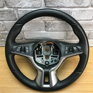 Genuine Vauxhall Adam, black leather 3 Spoke MFSW steering Wheel.   SUPERB!  12B - Picture 1 of 19