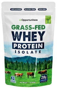 Grass Fed Whey Isolate Protein Powder - Proteine in Polvere Non Aromatizzate 28g Senza... - Foto 1 di 7