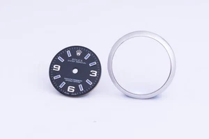 Rolex Damas Oyster Perpetual Negro Árabe Dial y Bisel 176200 FCD24144 - Imagen 1 de 2