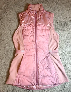 Chaleco LULULEMON para mujer talla 4 plumón para todo chaleco relleno de ganso en rosa polvorienta - Imagen 1 de 13