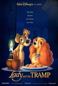 Walt Disney's Lady and the Tramp movie poster (c)  - 11 x 17 inches - Picture 1 of 1