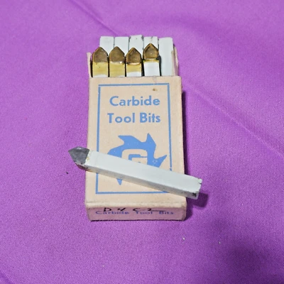 Carbide Tool Bit, 1/4 sq, D4, Gen Purpose - Israel - Box of 10 - FreeShip - Image 1 of 2