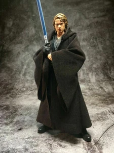 1/12th Cloak Cloth Robe Model F 6" Anakin Skywalker Jedi Knight Doll (no Figure) - Picture 1 of 13