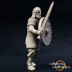 Medieval Ritter Figuras Espadachín - 75mm Modelos - Guerrero de La Marca - Imagen 1 de 1