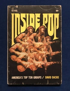 INSIDE POP (Rascals, Spoonful, Monkees++) (Scholastic #TX1173 R1968) David Dachs - Picture 1 of 11