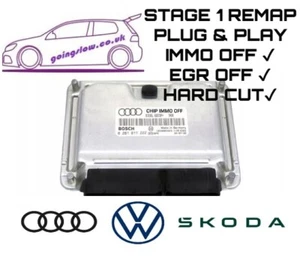 VOLKSWAGEN POLO 1.4 TDI PD75 BNM STAGE 1 REMAP 105 HP 045906019BP IMMO OFF - Picture 1 of 3