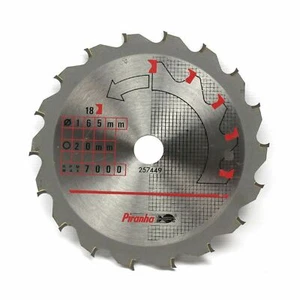 Hoja de sierra circular Black & Decker 165 mm x 20 mm 18T TCT diente curvo para madera - Imagen 1 de 1