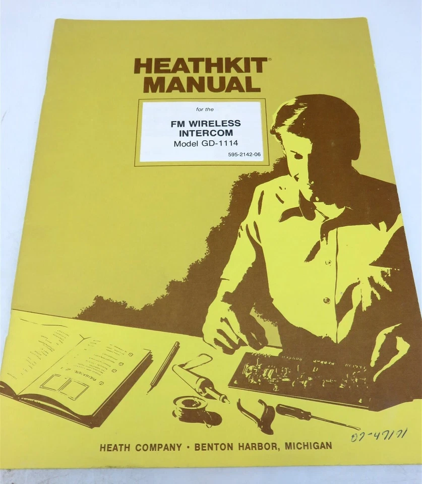 Heathkit GD-1114 FM Wireless Intercom Assembly & Operations Manual - Image 1 of 1