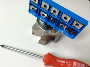 1x JUEGO Cabezal Cuchillo Esquinero ALUMINIO 63mm con IK!!NUEVO!!Con factura! - Imagen 1 de 1