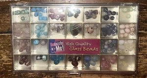Vintage Bedazzle Me High Quality Glass Beads 140 Pcs - Picture 1 of 3