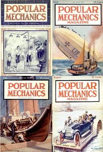 Popular Mechanics – Science Technology - 125 Old Magazines Vol.1 (1905-1917) DVD - Picture 1 of 12