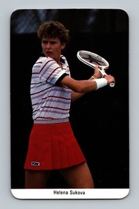 1987 Fax Pax HELENA SUKOVA Tennis Card