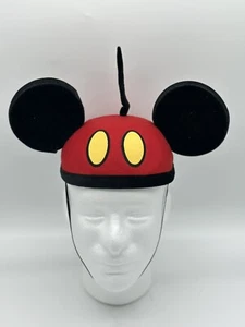 Disney Parks Mickey Mouse Red Pants Ears Hat with Tail - Picture 1 of 8