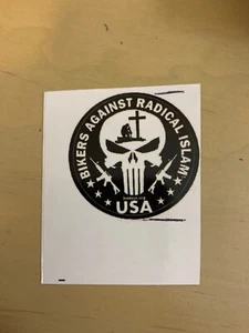 Bikers Againt Radical Islam Sticker  - Picture 1 of 3