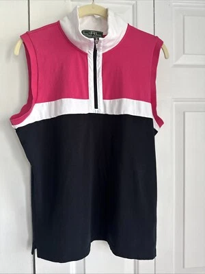 Pickleball de golf LRLactive sin mangas para mujer media cremallera sin mangas XL Foto 1 de 4