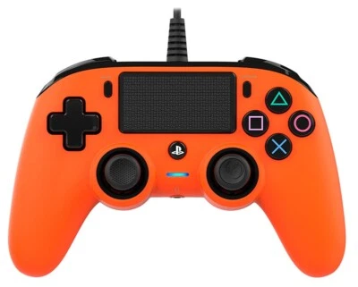 Nacon Wired Controller Orange PS4 PlayStation 4 - Image 1 of 2
