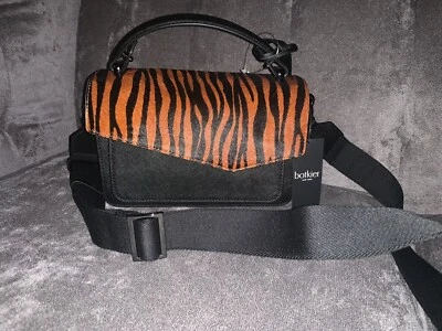 Bolso Bandolera Cobble Hill Pelo de Becerro Genuino y Cuero Estampado Animal Nuevo con Etiquetas Foto 1 de 4