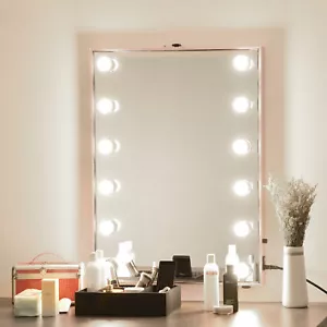 BYOOTIQUE Hollywood Makeup Vanity Mirror LED 12Pcs Light Tabletop Wall Studio - Bild 1 von 12