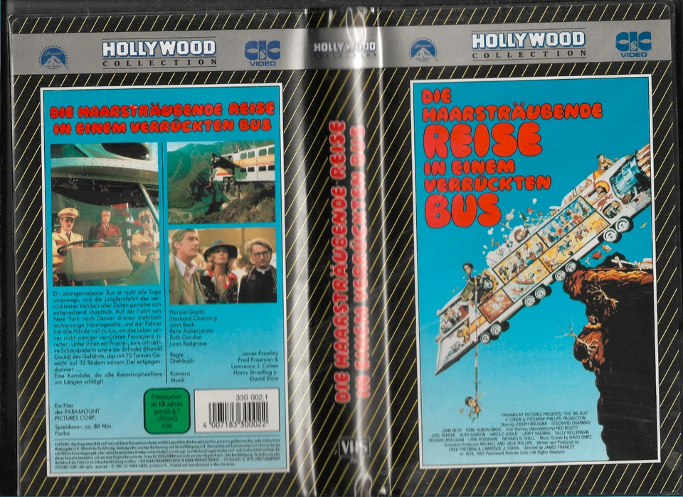 Die haarsträubende Reise in einem verrückten Bus - (VHS Cassette) - Bild 1 von 1