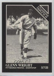 1991 The Sporting News Conlon Collection Unassisted Triple Play Glenn Wright