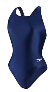 Girl's Speedo ProLT Swimsuit Size 8 / 24 One Piece Navy Blue - Picture 1 of 12