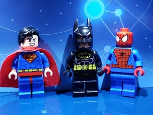 Lego Marvel & DC Superheld Minifigur Lot Superman Batman Spiderman - Bild 1 von 11