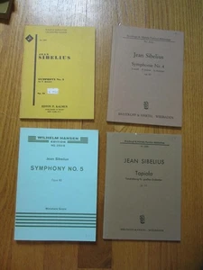 Four study scores: Sibelius symphonies and Tapiola - Picture 1 of 1