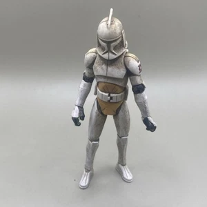 Star Wars Clone Wars Classic Clone Trooper 3.75” CW05 No. 5 White Animated Dirty - Picture 1 of 3