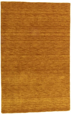 Orange Solid Design Hand-Loomed 3X5 Gabbeh Wool Rug Oriental Home Decor Carpet - Image 1 of 4
