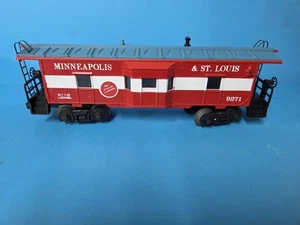 LIONEL MINNEAPOLIS & ST. LOUIS BAY WINDOW FURGÓN DE COLA 6-9271 M&STL - Imagen 1 de 11