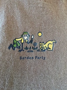Damen Life Is Good "Gartenparty", braun, klein, S/S, Baumwolle, sehr süß! - Bild 1 von 9