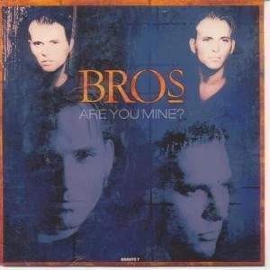 Bros Are You Mine 7" vinyl Netherlands Columbia 1991 B/w instrumental mix pic - Image 1 of 1
