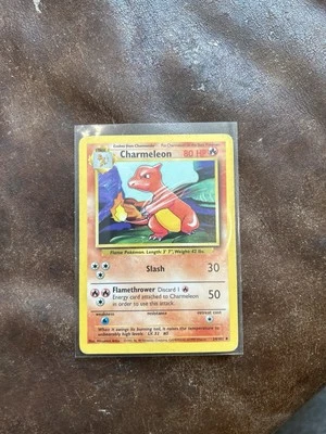 Charmeleon 24 Pokemon Base Set WOTC Rare English Card Vintage Pokémon TCG 1995 - Image 1 of 2