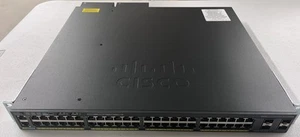 Cisco WS-C2960XR-48FPS-I 48-Port Gigabit PoE+ Switch | Dual PSU + Stacking + SFP - Bild 1 von 6